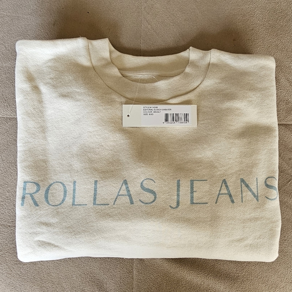 Rolla's Slouch Sweater Salt XS